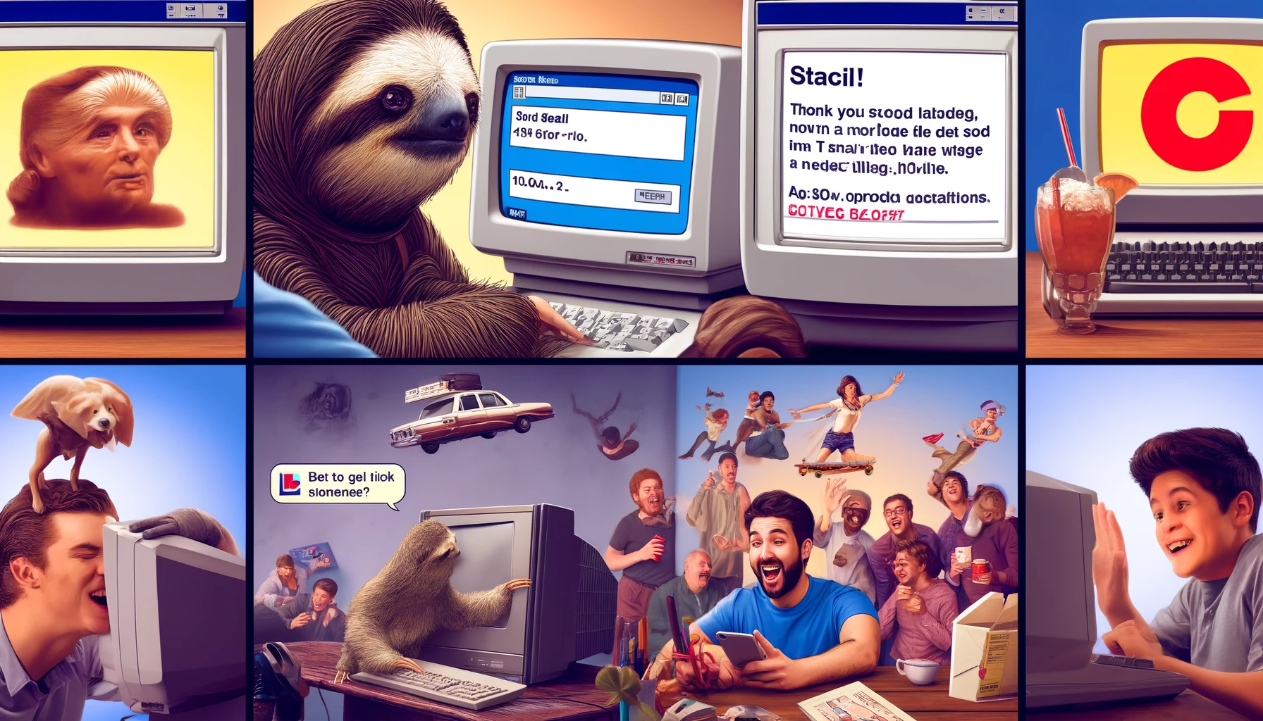 “Dial-up, Anyone? Anyone?”