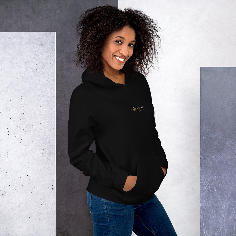 LOCKED IN. Unisex Hoodie - Image 3